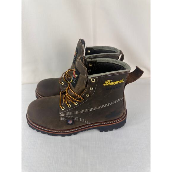 THOROGOOD AMERICAN LEGACY WP 400G SIZE 9.5 INSULATED NANO SAFETY TOE BOOTS - Picture 1 of 7